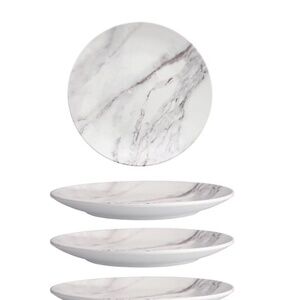 Hudson Park Collection Marble Melamine Salad Plate